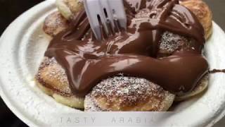 Nutella Dutch Babies || Christmas Market 4K