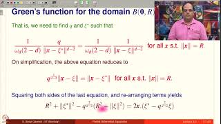 Dirichlet BVP for Laplace equation - Green's function and Poisson's formula #swayamprabha