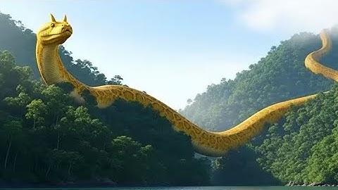 Episode no1 - A Girl Alone Surviving In The Forest | The Storm at Sea and the Giant Golden Python#ai