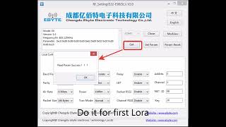 LoRa RF configuration before use #E220-900T22 screenshot 3