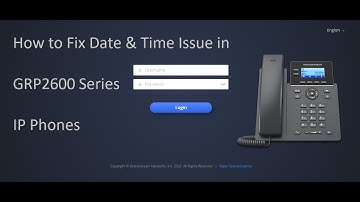 How to Fix Date & Time Issues in Grandstream Phones | NTP Sync Failed Solution - GRP260X Phones