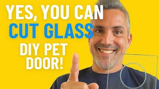 How to Cut a Hole in Glass for a Pet Door | Safe & Easy DIY for Cats & Dogs @thisisbig-o