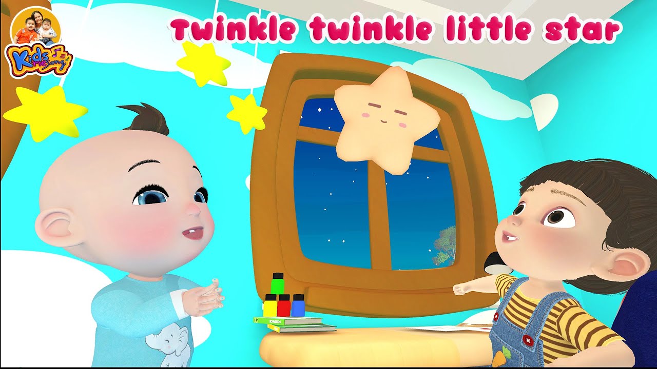 twinkle twinkle little star | Nursery Rhymes & Kids Songs By KidsMeSong 2565