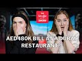 The Lovin Dubai Show AED480K Bill At A Dubai Restaurant 