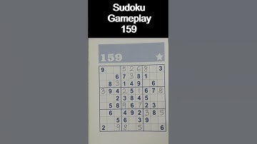 Sudoku Game 2024 | Math Tutor Edu | Easy Level | Sudoku 159