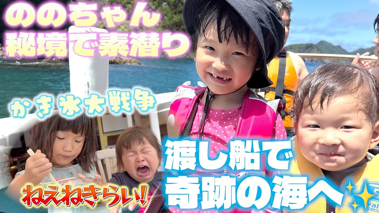 Trip to Izu] Take a ferry to Hirizo Beach 🏖️ Swim with the many