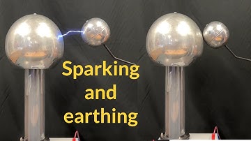 Sparking and earthing with a Van de Graaff Generator 