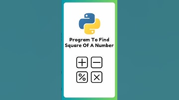 Python Program To Find Square Of A Number | Python For Beginners | #python