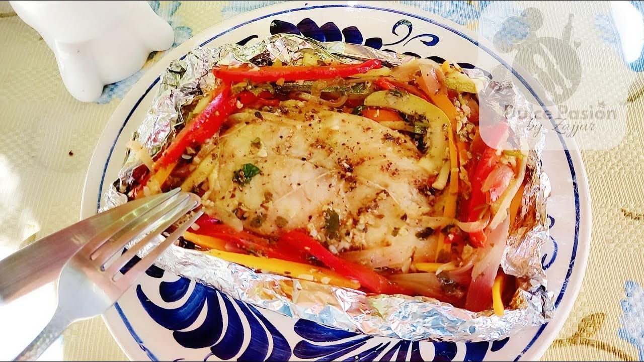 Pescado Empapelado Fácil en Sartén 🐟🐠😋👍👌😊😍🌿😘😘