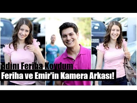 Hazal Kaya ve Çağatay Ulusoy kahkahaya boğuldu! | İşte Adını Feriha Koydum Kamera Arkası