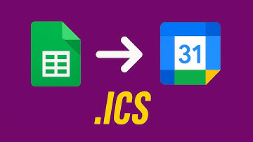 How to Create an ICS File from Google Sheets — Auto-Generate & Email Your Calendar