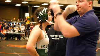 Round 2 - Nydia Jotzat of Glenbard West [G] v Alicia Swank of Bloomington [R] (140)