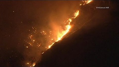 Un incendio en California obliga a evacuar a 1500 personas