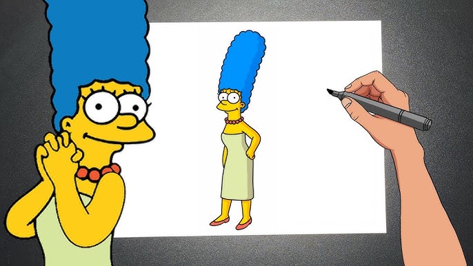 🔶Como desenhar o Bart Simpsons com o trage da Nike passo a passo