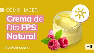 Cómo hacer Crema de Día con FPS NATURAL ☀️🧴 Aceite de Frambuesa y de Zanahoria 🥕 | Jabonarium #LP