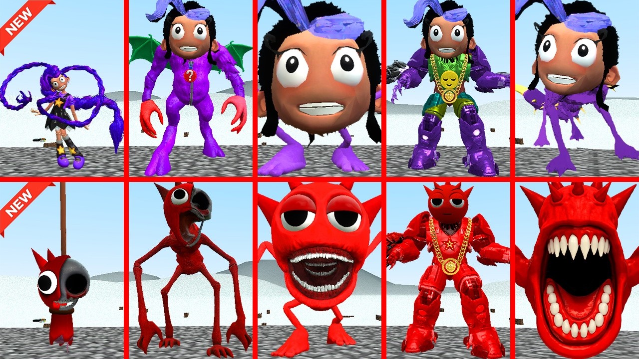 ALL NEW EVOLUTIONS OF POPPY PLAYTIME LILY LOVE vs SPRUNKI raddy 🔥 - YouTube