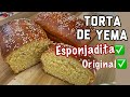TORTA DE YEMA PARA TORREJAS - esponjadita y artesanal paso a paso