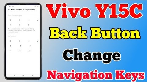 How To Change Back Button On Vivo Y15c || Vivo Y15c Navigation Keys Change Kaise Kare