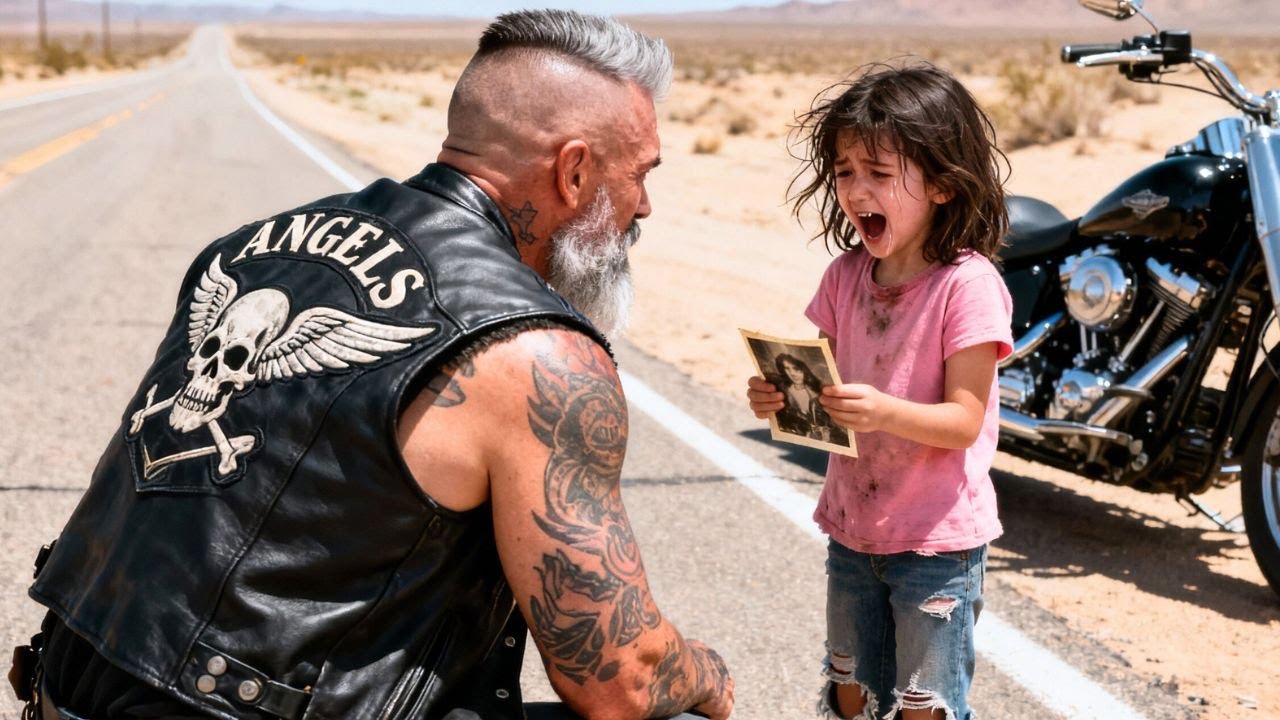 “Don’t Cry—Look at Me.” A Hells Angel Stopped for a Child, What He Carried Changed Everything