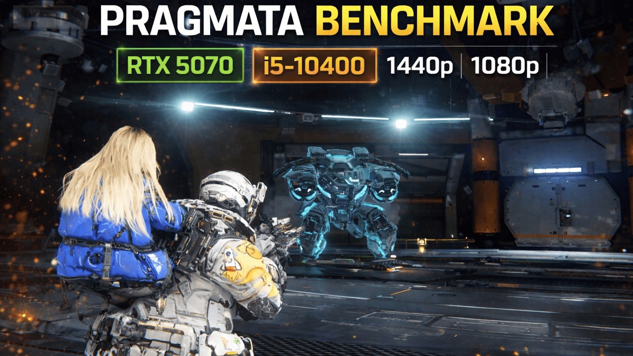 Pragmata Benchmark | RTX 5070 i5-10400 | 1440p| 1080p| Ultra