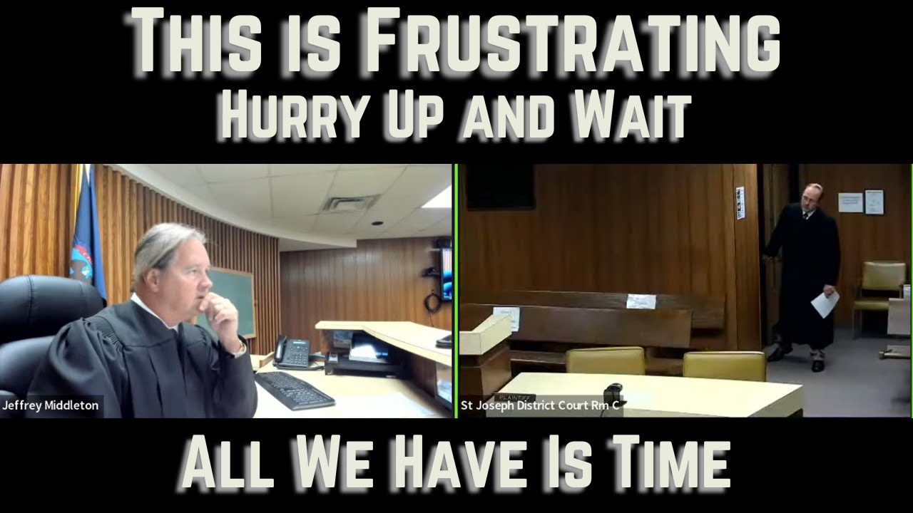 Judge Middleton Waxes Philosophical While Waiting to Dismiss Case YouTube