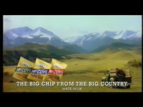 McCoy's potato chips (crisps!) advert - Broadcast 7th August 1994 (UK)