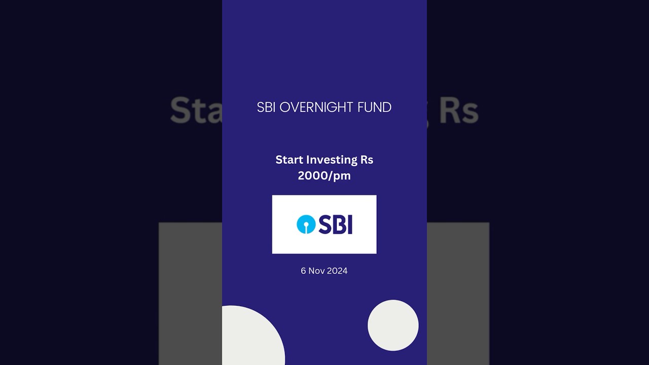SBI Overnight Fund 