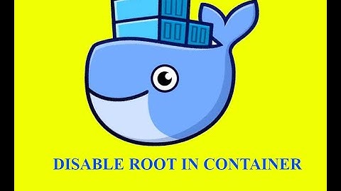 Docker, No Root Login Container