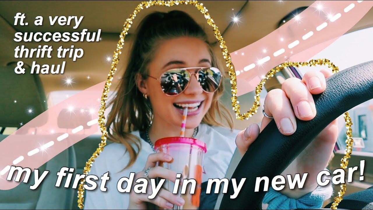 VLOG // my new car, HOW I bought a car, and come thrift with me!