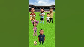 Ronaldo Vs Messi Vs Mr beast ,Who Owns What? #shorts #funny #animation #usa #english