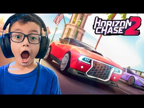 Primeira vez Jogando Horizon Chase 2!