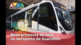 Em novo cronograma, people mover de Guarulhos terá obras em 90 dias