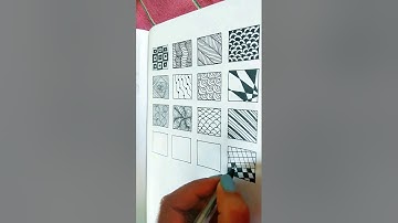 😍12 new zentangle patterns ✨ #shortsvideo #youtubeshorts #shorts #viral #zentangle #trending #draw