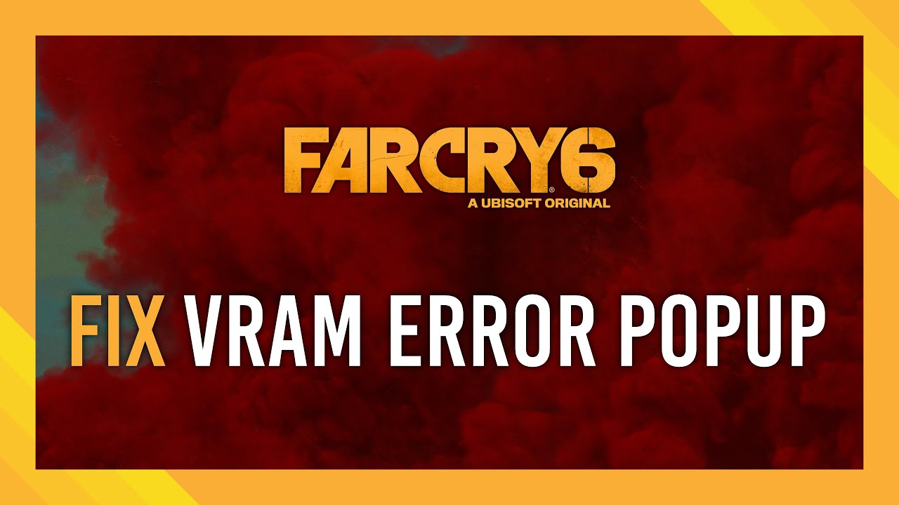 Fix VRAM Error Notification Spam | Low VRAM Error | Far Cry 6 Guide thumbnail