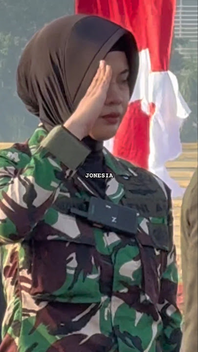 Awesome 🔥 Beautiful Army Lady Salute Style of the Indonesian Army, Military Academy Cadet Trainer...