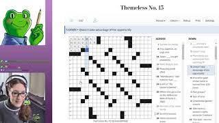 Leahbee Crossword Stream · 12/13/20 · CROSSWORD SUNDAY