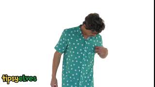 Men's Green Crushin' Clovers Button Down Shirt