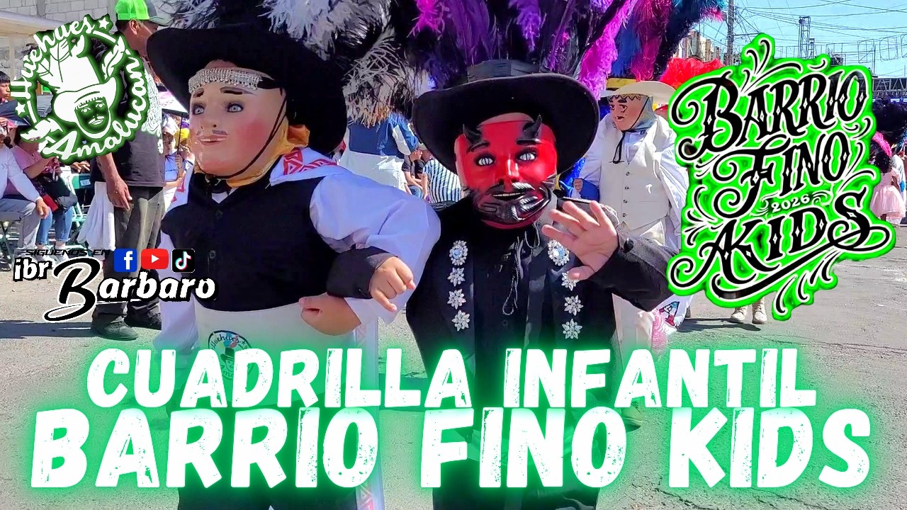 CUADRILLA INFANTIL DE HUEHUES BARRIO FINO KIDS, EN CIERRE ABEDUL CARNAVAL 2026