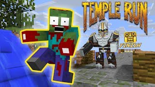 Monster School: Temple Run Challenge - Minecraft Animation