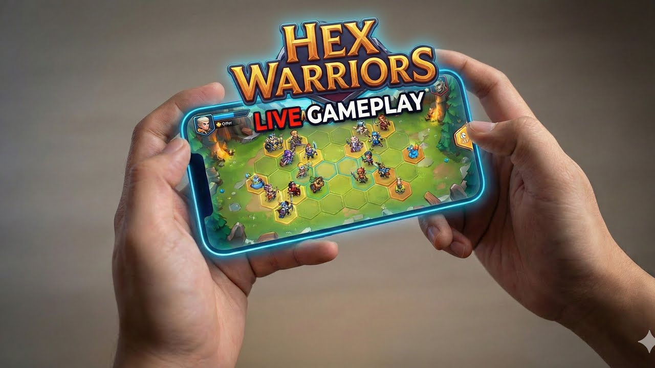 Hex Warriors Gameplay | Rank Pushup | Intense strategy battle 