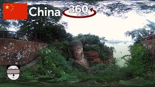 🇨🇳 360° Leshan Giant Buddha | Leshan, China