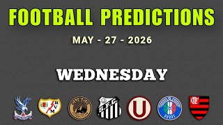 FOOTBALL PREDICTIONS TODAY ( Conference League | Sudamericana | Libertadores ) GoalIQ