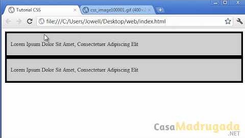 Tutorial XHTML y CSS - 26 - Modelo de Caja - Margen