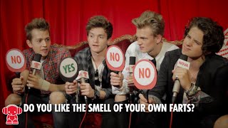 Video thumbnail of "The Vamps play The Yes/No Game"