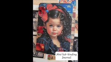 Mini Tab Binding Journal File Folder Book ~ Part 1