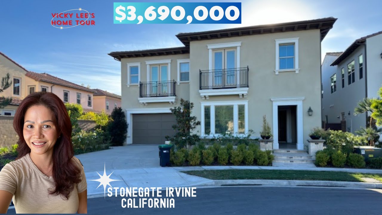 Home Tour a 3,690,000 Luxury Living in Stonegate Irvine California