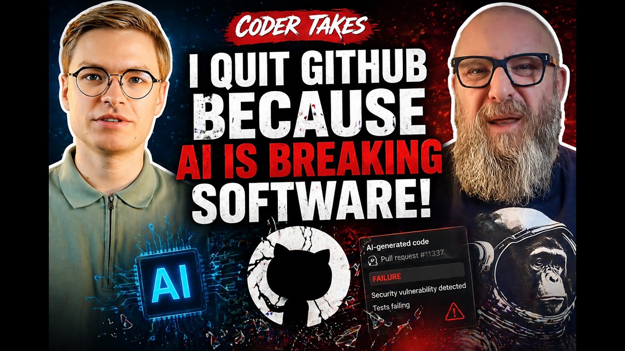 Breaking Software Code He Quit GitHub Because AI Is Breaking Software! - YouTube