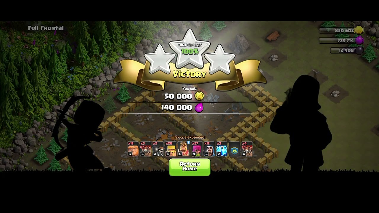 single players attack in clash of clans 