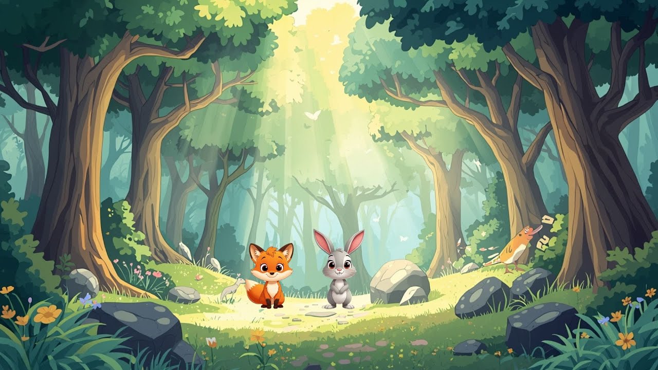 Renard et Lapin 🦊🐰 | Histoires calmes de la forêt 🌿 | Dessin animé enfants (40 min)