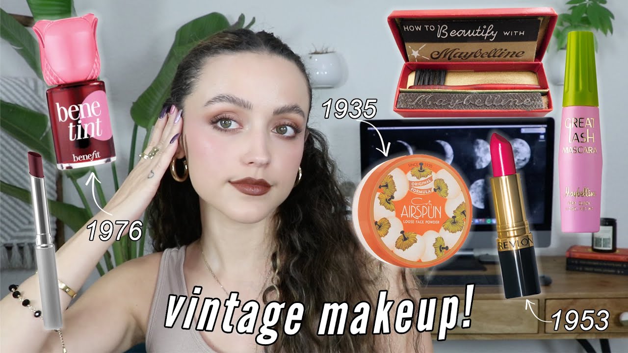 FULL FACE OF VINTAGE MAKEUP YOU CAN STILL BUY TODAY!! YouTube